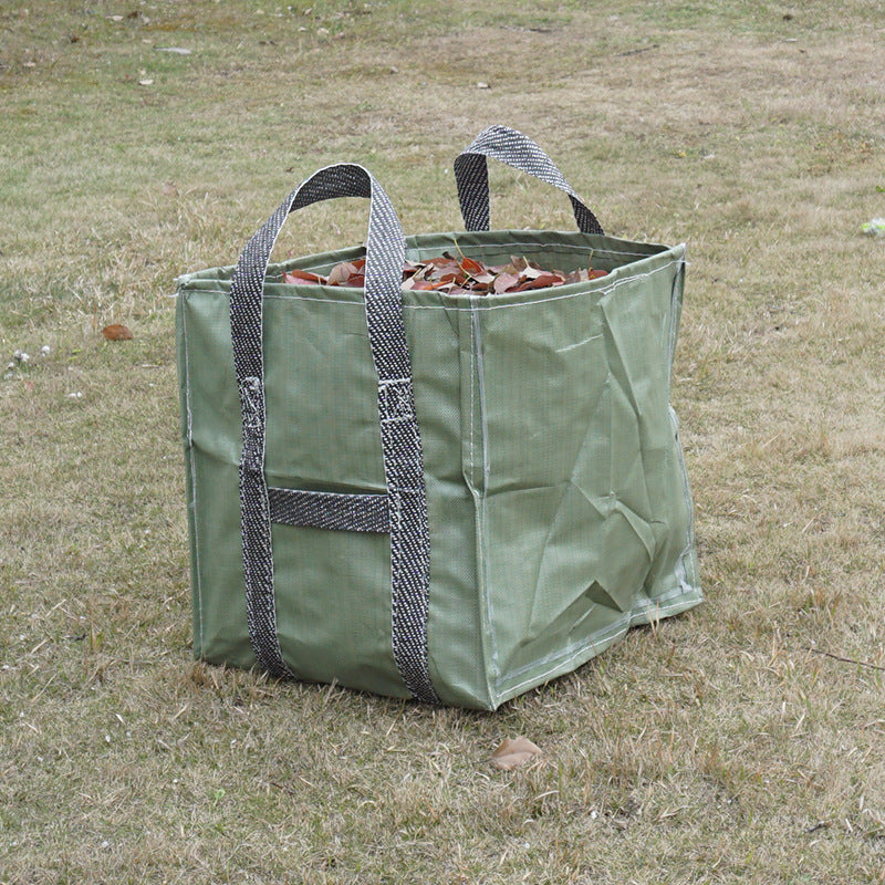 折りたたみ収納バッグ 芝生の葉袋 防湿オーガナイザー ガーデンゴミ袋